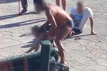  Pelea en Melenara a la vista de todos/TA.